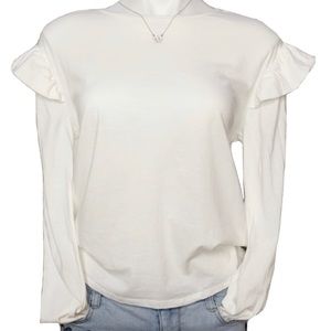 White open back Top / shirt